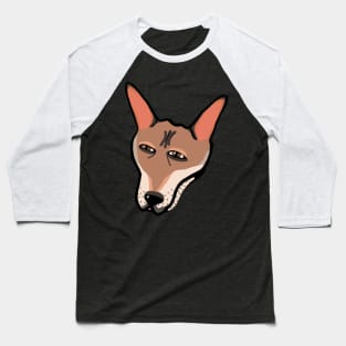 Funny print with a tired dog Baseball T-Shirt